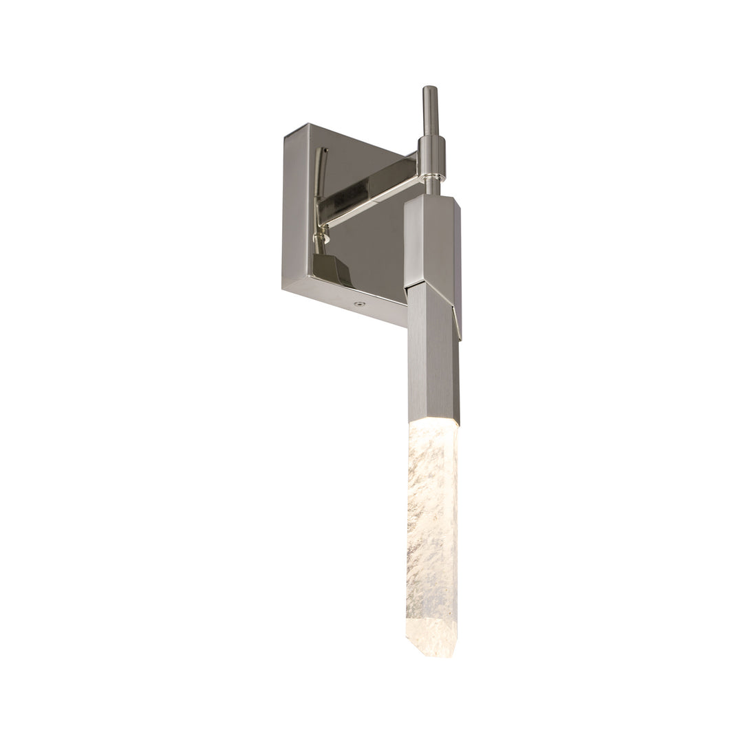 Alora glacia WV303901BPPN Wall Light - Brushed Platinum/Polished Nickel