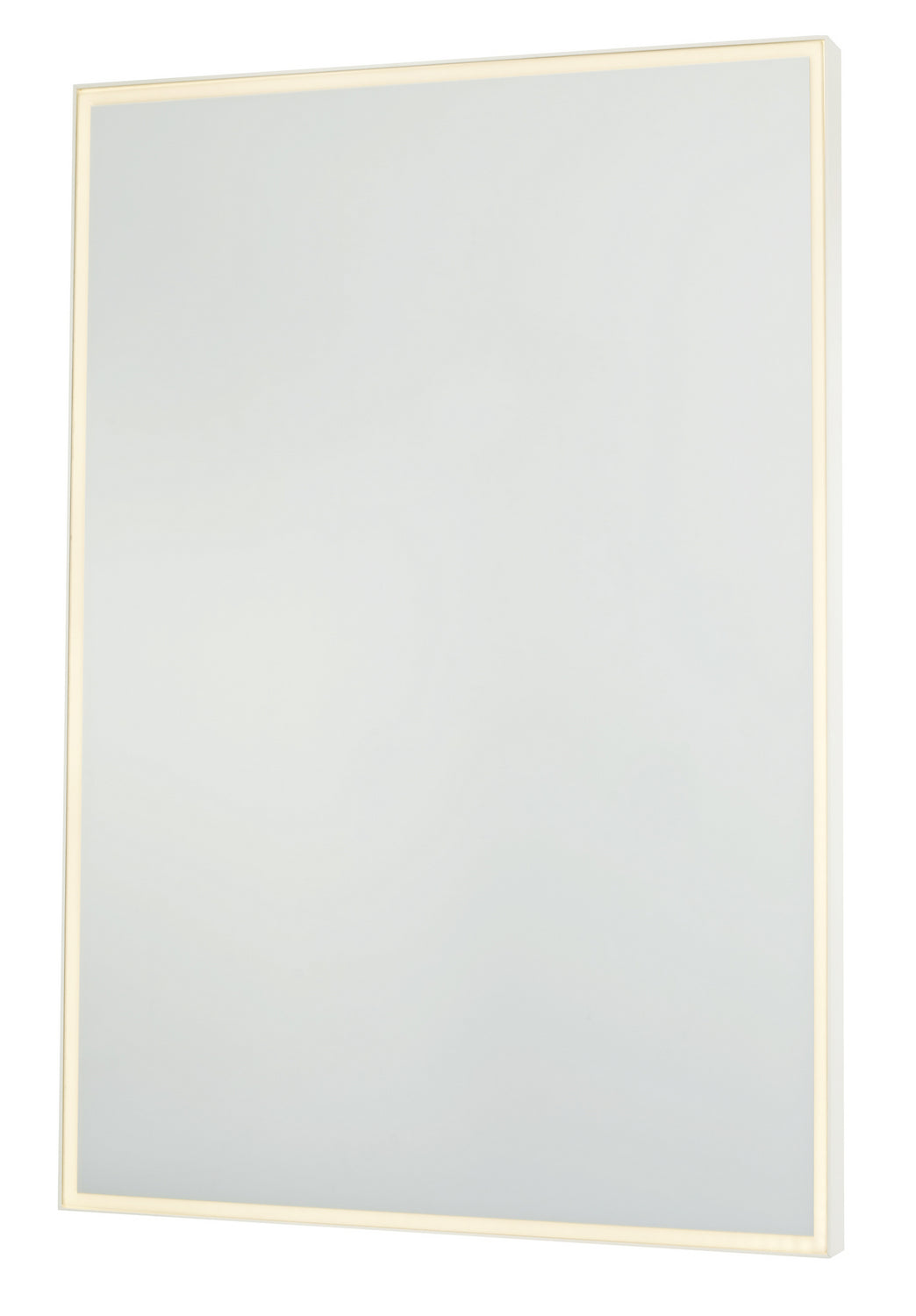 Stone Lighting MRRT2432LED30K Mason Led Mirror Mirror Pewter, Nickel, Silver
