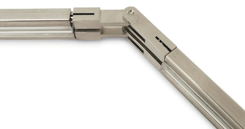 Stone Lighting MSCNADJSN  Adjustable Connector Track Light Pewter, Nickel, Silver