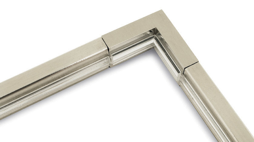 Stone Lighting MSCNLSN  L-Connector Track Light Pewter, Nickel, Silver