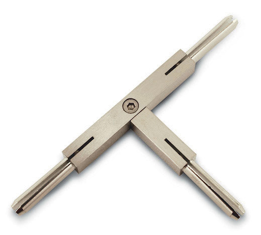 Stone Lighting MSCNTSN  T-Connector Track Light Pewter, Nickel, Silver