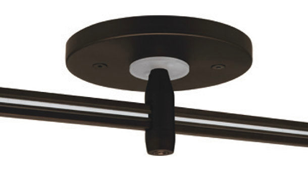Stone Lighting MSCPDIR1BZ  Single Feed Remote Canopy 4`` Track Light Bronze / Dark