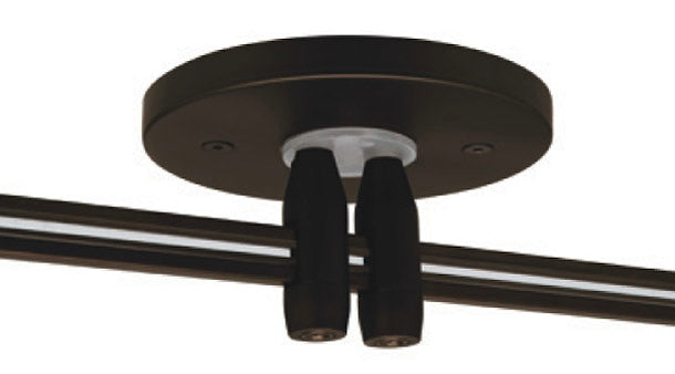 Stone Lighting MSCPDIRDU1BZ  Dual Feed Remote Canopy 4`` Track Light Bronze / Dark