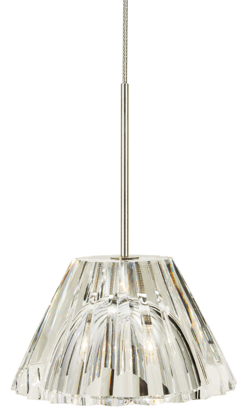 Stone Lighting PD043CRPNN3M Ridge One Light Pendant Track Light Polished Nickel