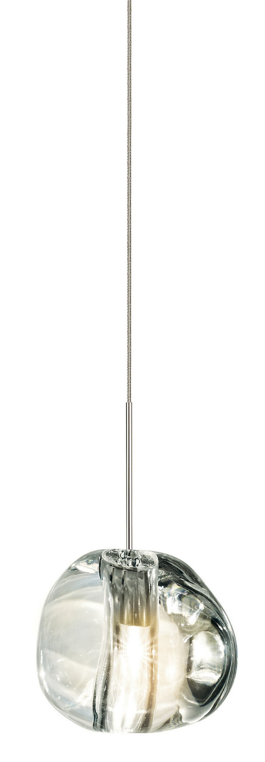 Stone Lighting PD085CRSNL2J Blob Led Pendant Track Light Pewter, Nickel, Silver