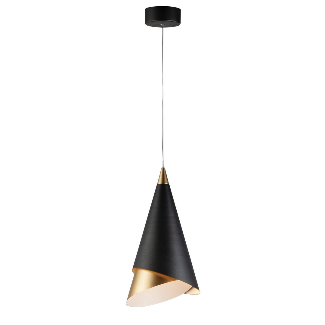 ET2 by Maxim Mermaid E21448-BKMG Pendant Light - Black / Metallic Gold