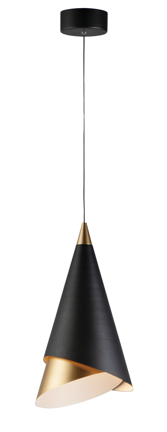 ET2 by Maxim Mermaid E21448-BKMG Pendant Light - Black / Metallic Gold