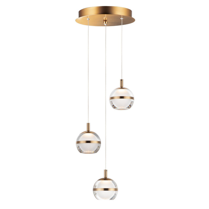 ET2 by Maxim Swank E24593-93NAB Pendant Light - Natural Aged Brass