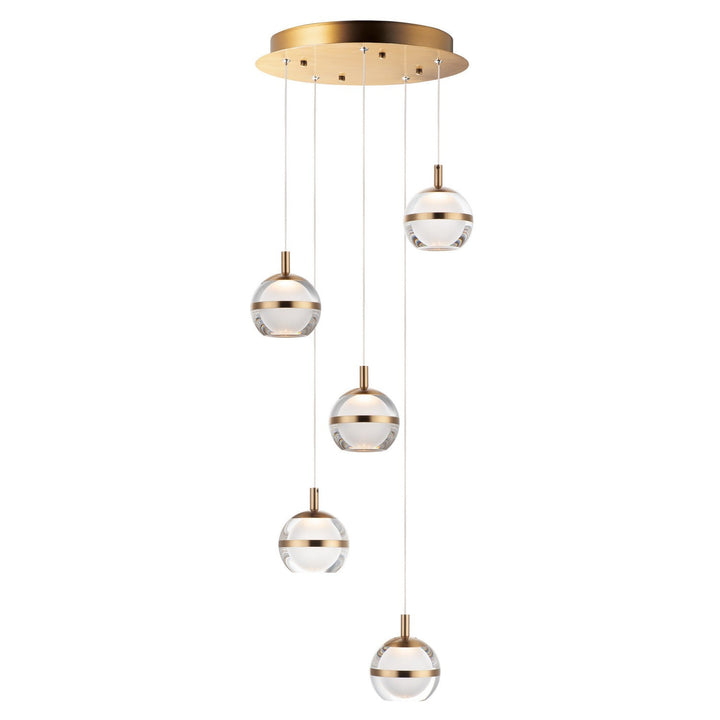 ET2 by Maxim Swank E24595-93NAB Pendant Light - Natural Aged Brass