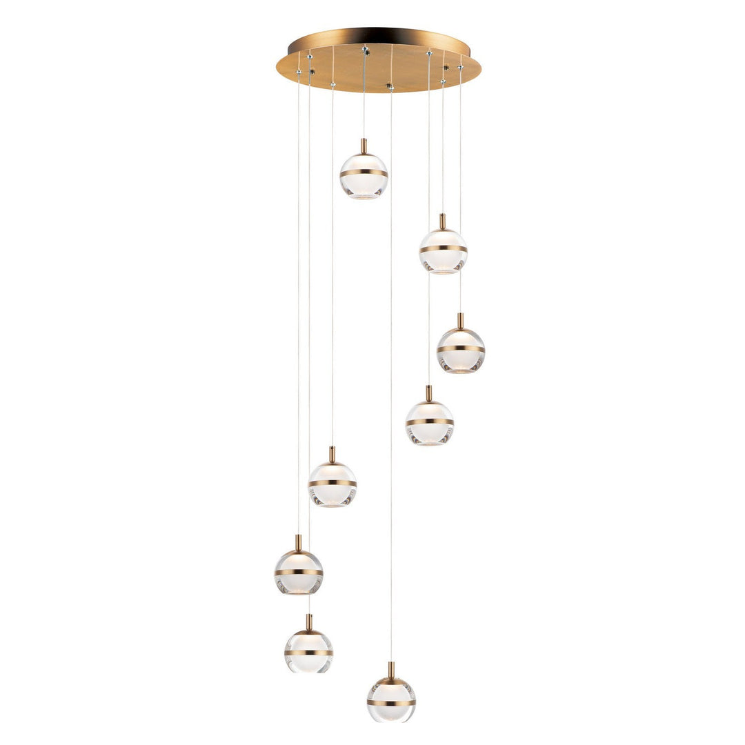 ET2 by Maxim Swank E24598-93NAB Pendant Light - Natural Aged Brass