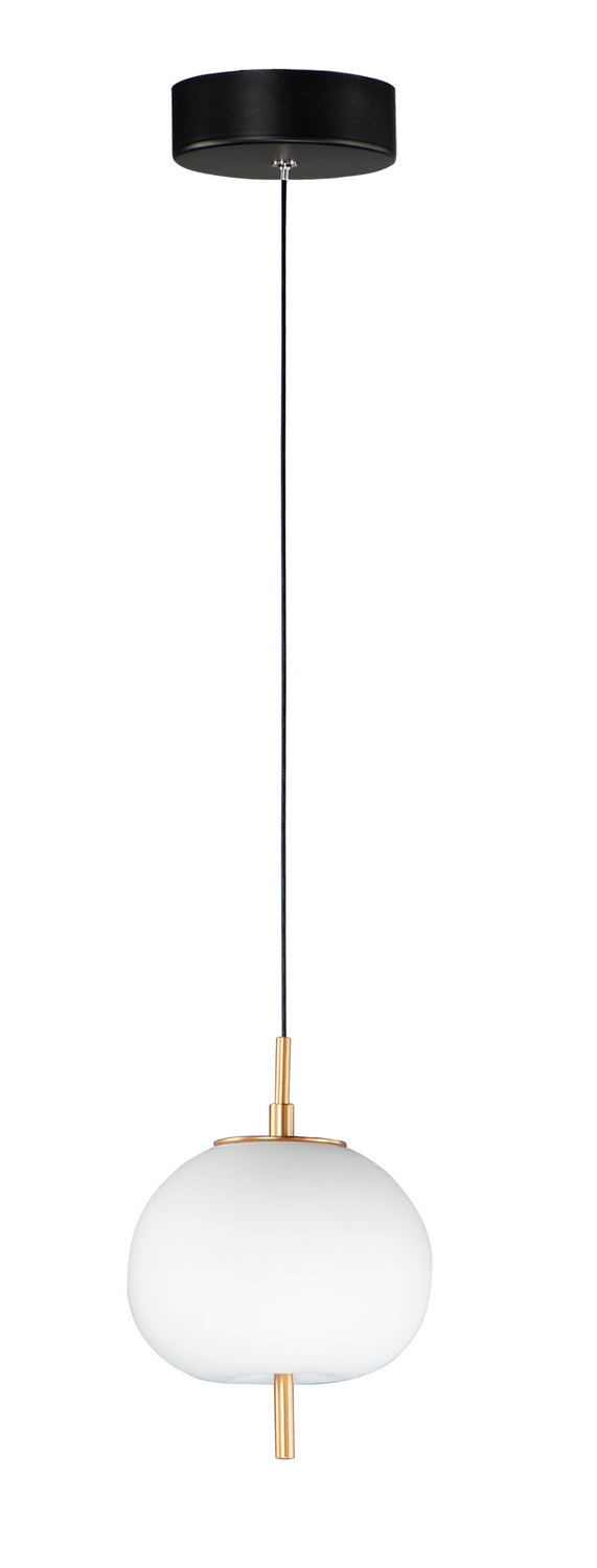 ET2 by Maxim Quest E25111-92BKGLD Pendant Light - Black / Gold