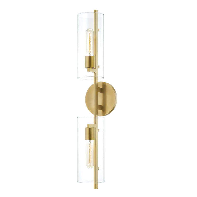 Mitzi Ariel H326102-AGB Wall Sconce Light - Aged Brass