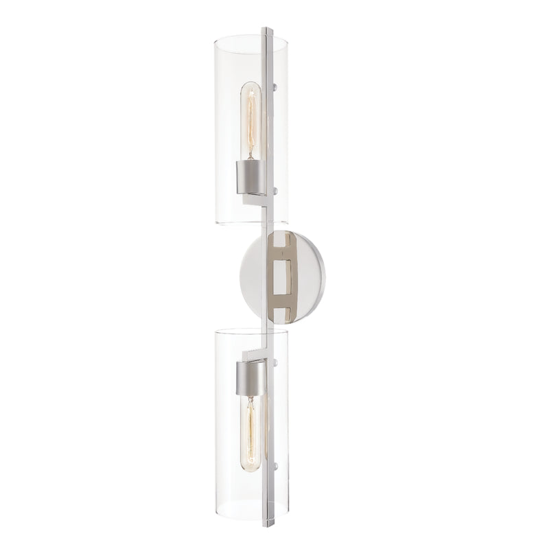 Mitzi Ariel H326102-PN Wall Sconce Light - Polished Nickel