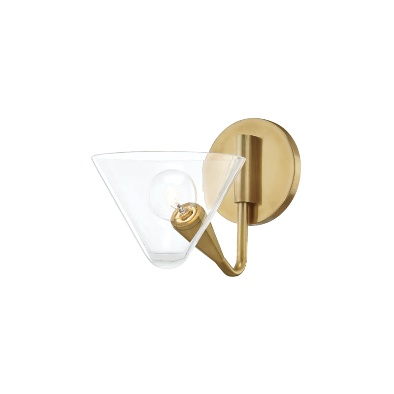 Mitzi Isabella H327101-AGB Wall Sconce Light - Aged Brass