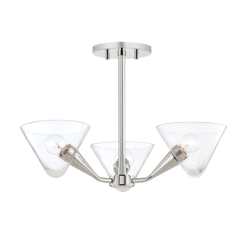 Mitzi Isabella H327603-PN Ceiling Light - Polished Nickel