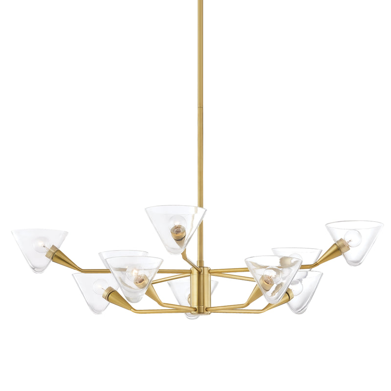 Mitzi Isabella H327810-AGB Chandelier Light - Aged Brass