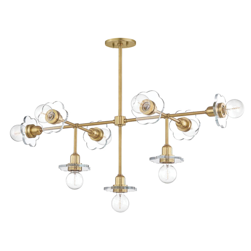 Mitzi Alexa H357809-AGB Chandelier Light - Aged Brass