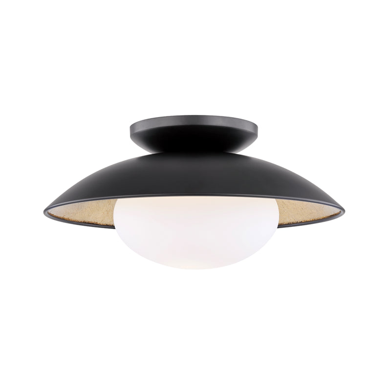 Mitzi Cadence H368601M-BLK/GL Ceiling Light - Black Lustro/Gold Leaf Combo