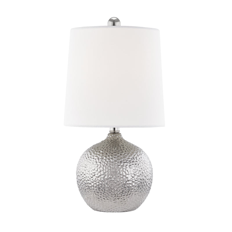 Mitzi Lighting HL364201-SIL Heather Lamp Silver