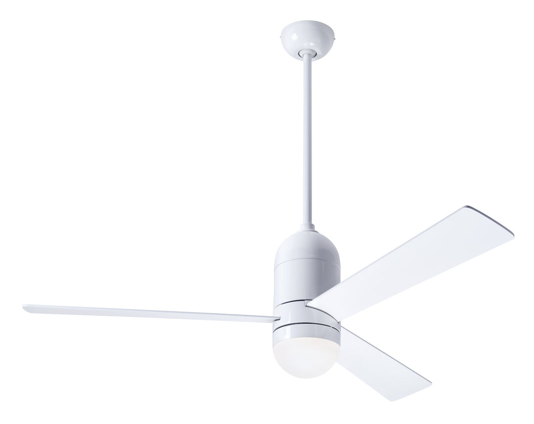 Modern Fan Company Cirrus DC CIR-GW-50-WH-355-CC Ceiling Fan - Gloss White, White/