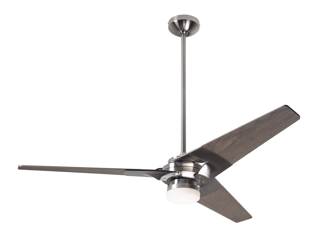 Modern Fan Company Torsion TOR-BN-52-GY-271-002 Ceiling Fan - Bright Nickel, Graywash/