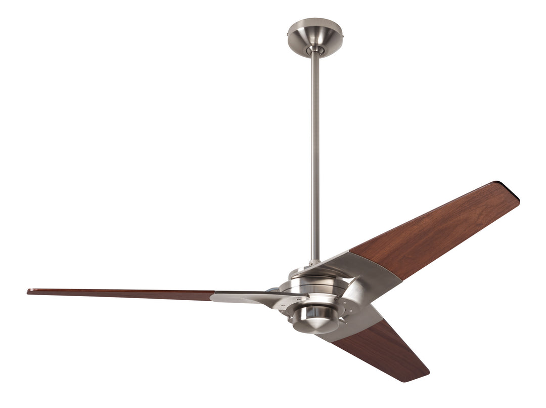 Modern Fan Company Torsion TOR-BN-52-MG-NL-001 Ceiling Fan 52 - Bright Nickel, Mahogany/