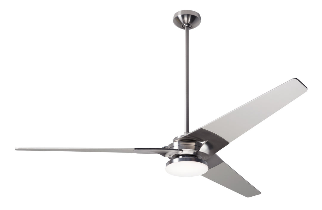 Modern Fan Company Torsion TOR-BN-62-NK-272-002 Ceiling Fan - Bright Nickel, Nickel/