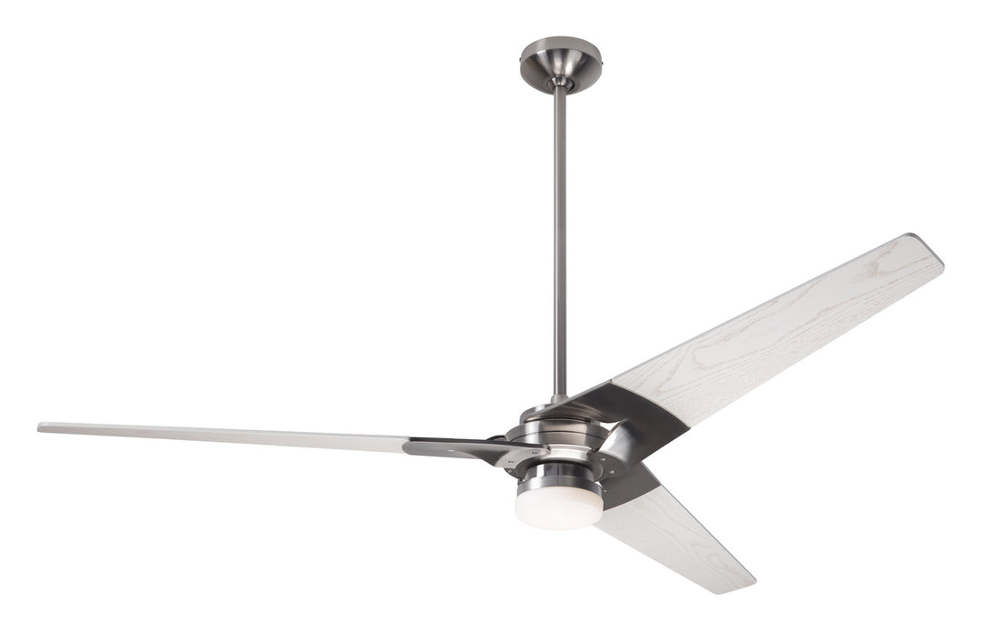 Modern Fan Company Torsion TOR-BN-62-WW-271-002 Ceiling Fan - Bright Nickel, Whitewash/