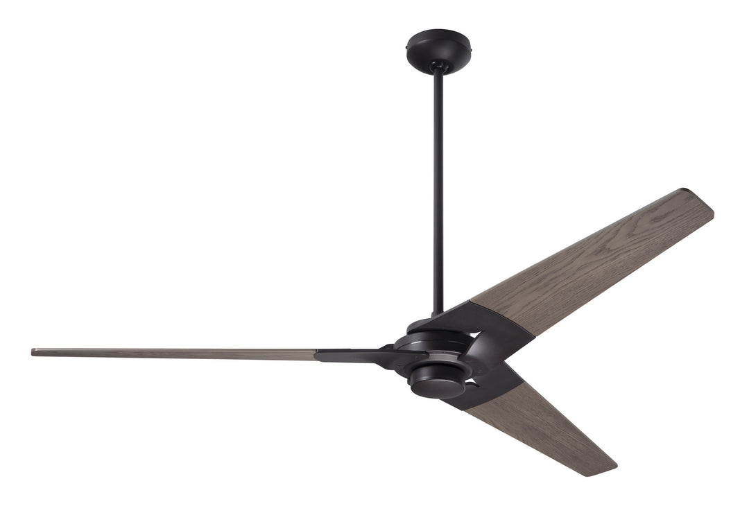 Modern Fan Company Torsion TOR-DB-62-GY-NL-001 Ceiling Fan - Dark Bronze, Graywash/