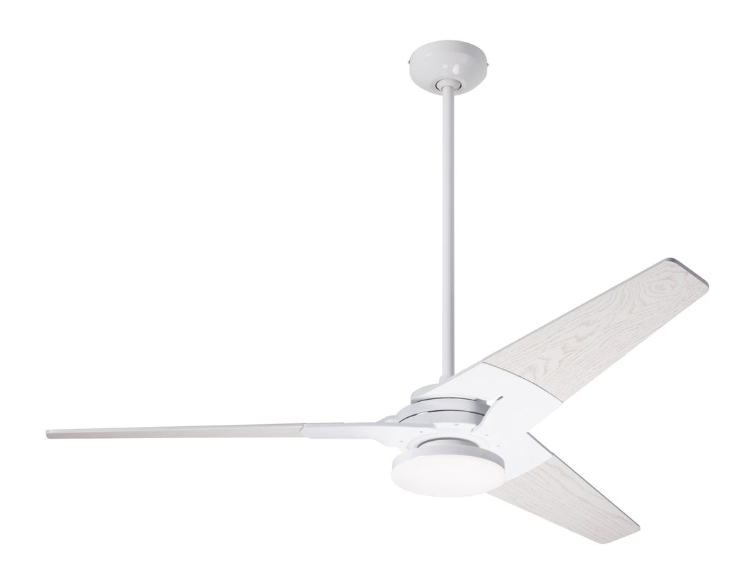 Modern Fan Company Torsion TOR-GW-52-WW-272-002 Ceiling Fan - Gloss White, Whitewash/