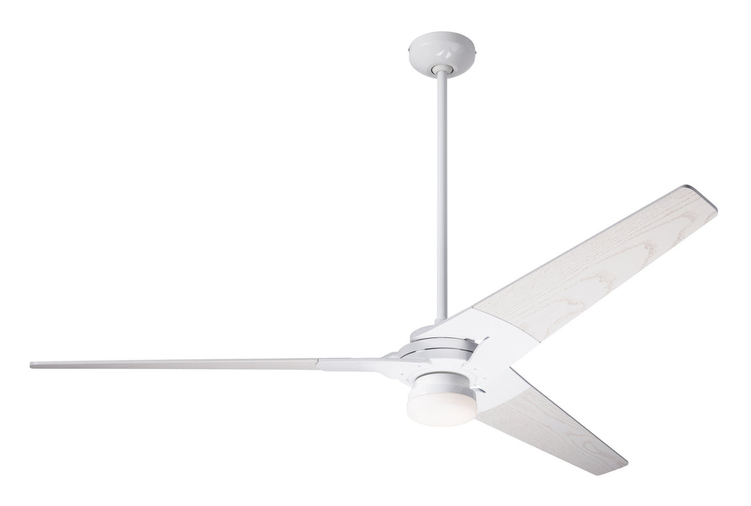 Modern Fan Company Torsion TOR-GW-62-WW-271-002 Ceiling Fan - Gloss White, Whitewash/