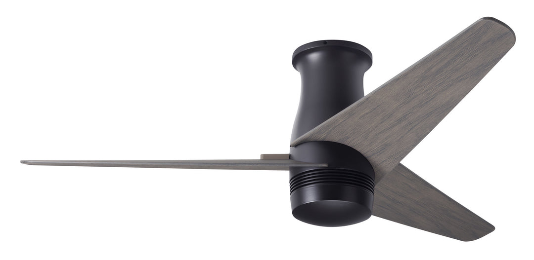 Modern Fan Company Velo Flush DC VEL-FM-DB-48-GY-NL-CC Ceiling Fan - Dark Bronze, Graywash/