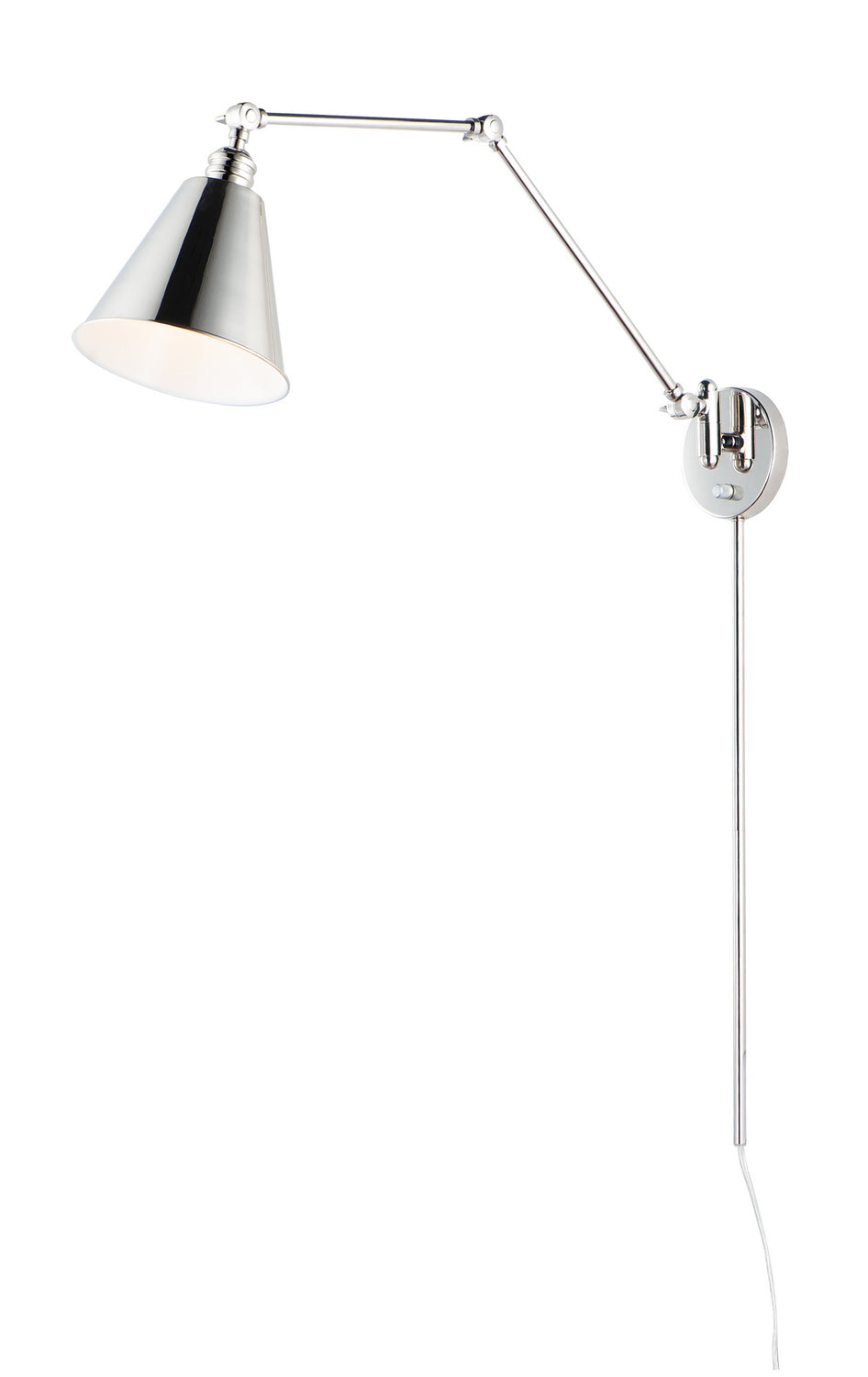 Maxim Lighting 12224PN  Library Lamp Polished Nickel