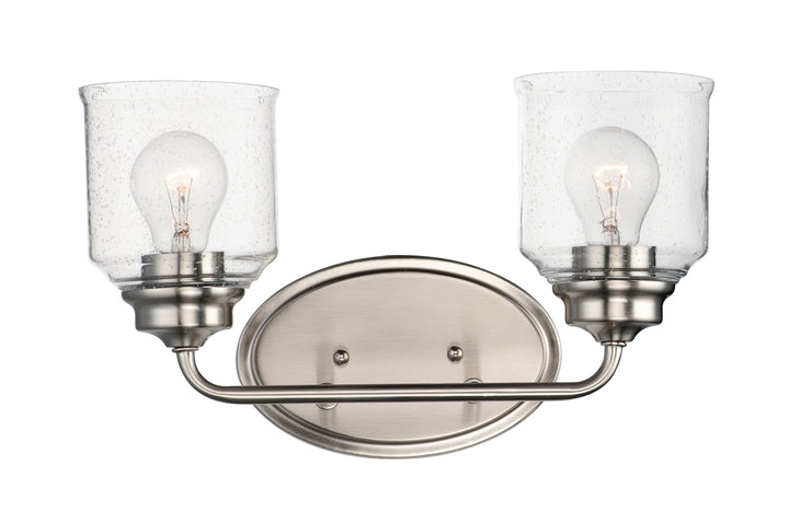 Maxim Acadia 12262CDSN Bath Vanity Light 15 in. wide - Satin Nickel