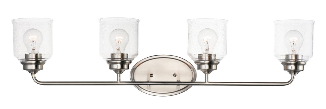 Maxim Acadia 12264CDSN Bath Vanity Light 35 in. wide - Satin Nickel