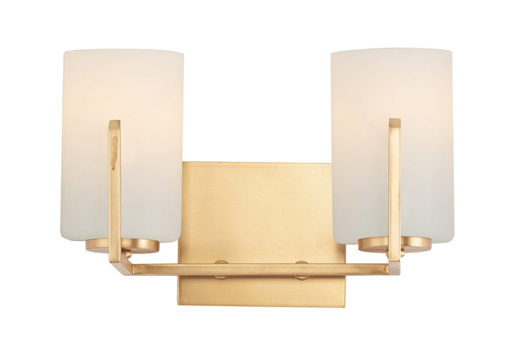 Maxim Dart 21282SWSBR Bath Vanity Light 13 in. wide - Satin Brass