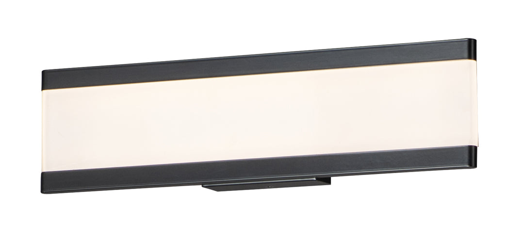 Maxim Visor 24752FTBK Bath Vanity Light 18 in. wide - Black