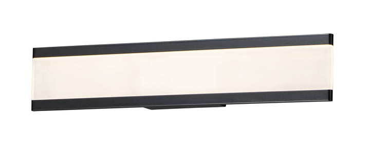 Maxim Visor 24754FTBK Bath Vanity Light 24 in. wide - Black