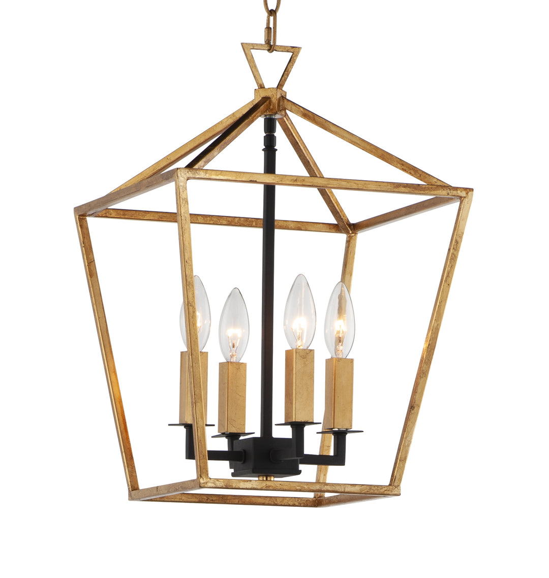 Maxim Abode 25152GLTXB Pendant Light - Gold Leaf / Textured Black