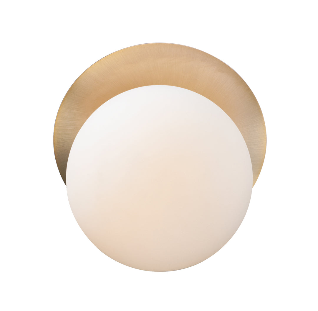Maxim Vesper 26033SWSBRBK Wall Sconce Light - Satin Brass / Black