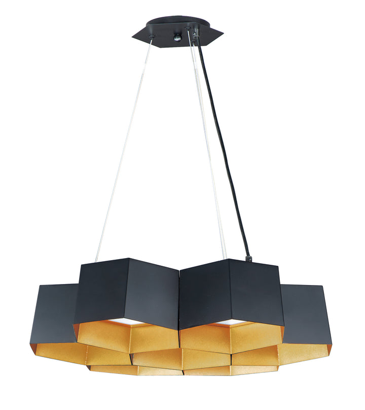 Maxim Honeycomb 30337BKGLD Pendant Light - Black / Gold