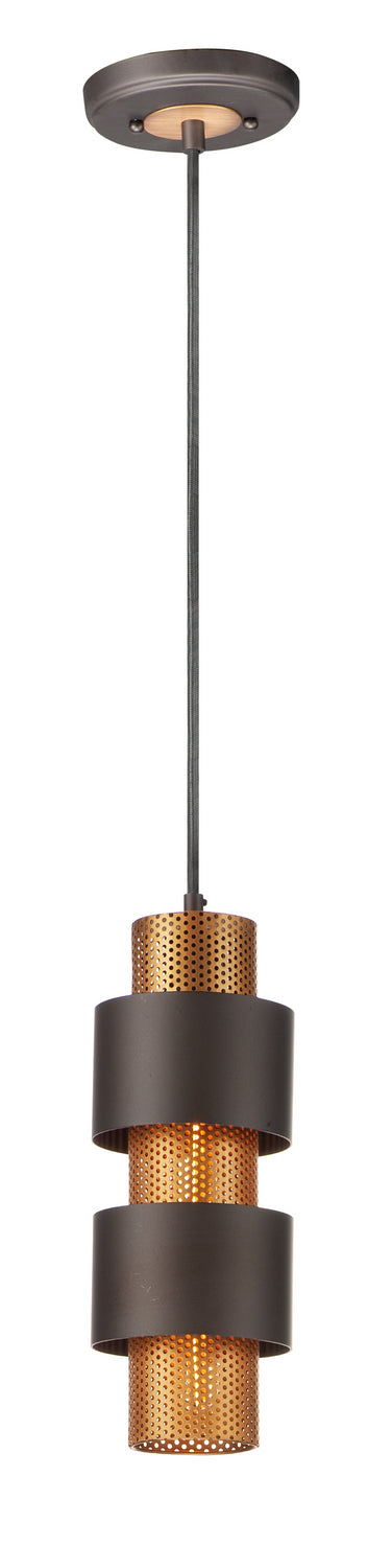 Maxim Caspian 31209OIAB Pendant Light - Oil Rubbed Bronze / Antique Brass