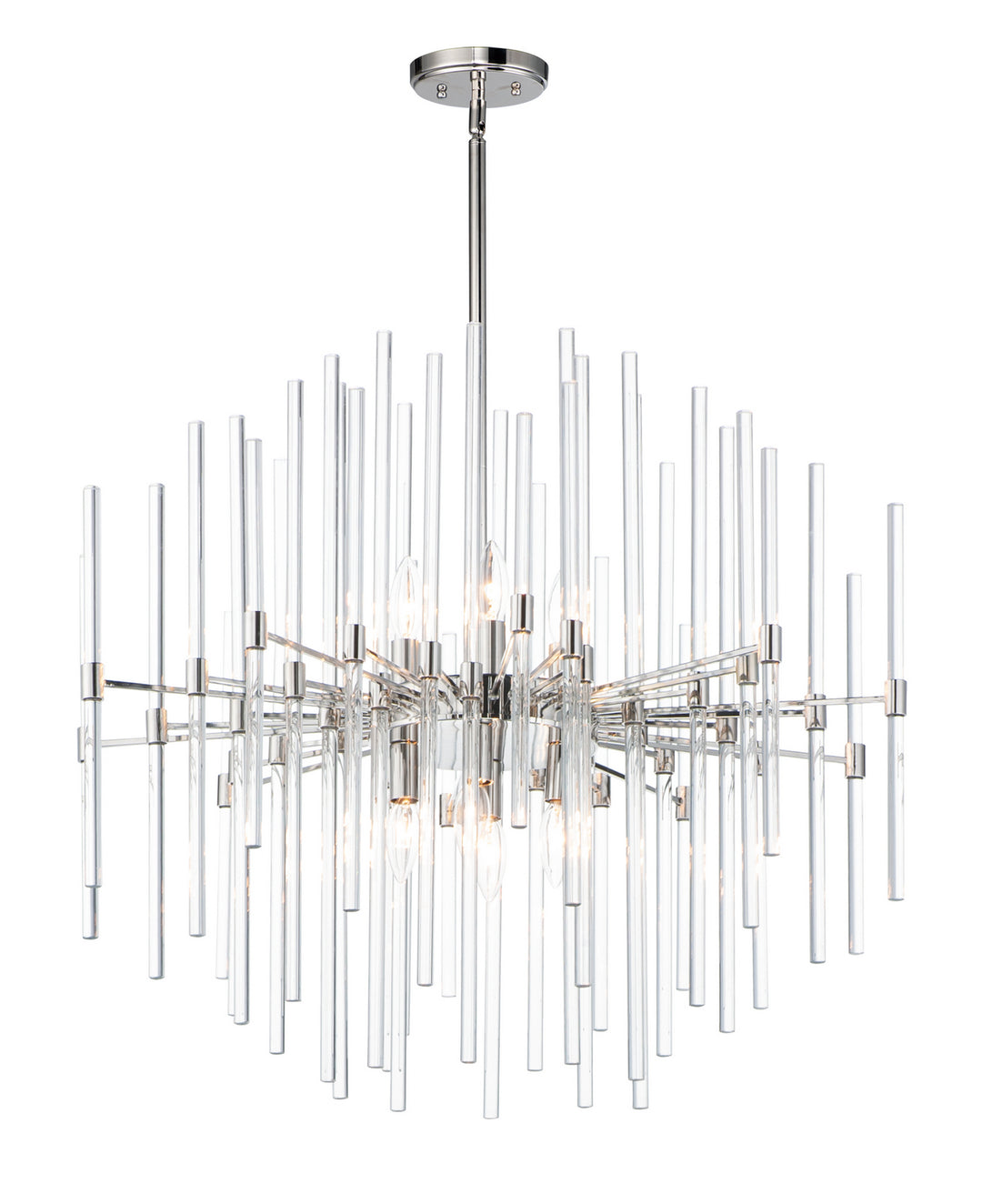 Maxim Divine 38406CLPN Chandelier Light - Polished Nickel