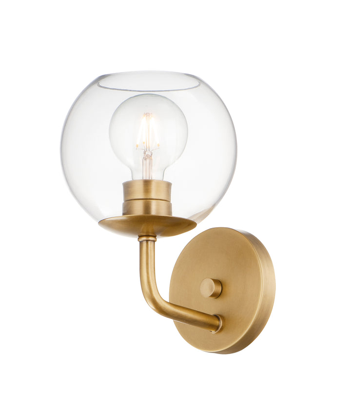 Maxim Branch 38411CLNAB Wall Sconce Light - Natural Aged Brass