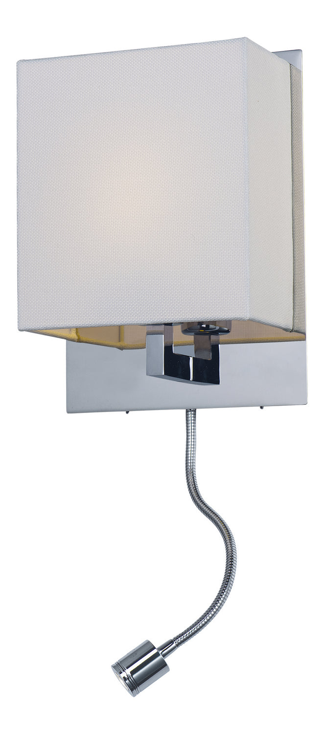Maxim Hotel 50117WAPC Wall Sconce Light - Polished Chrome