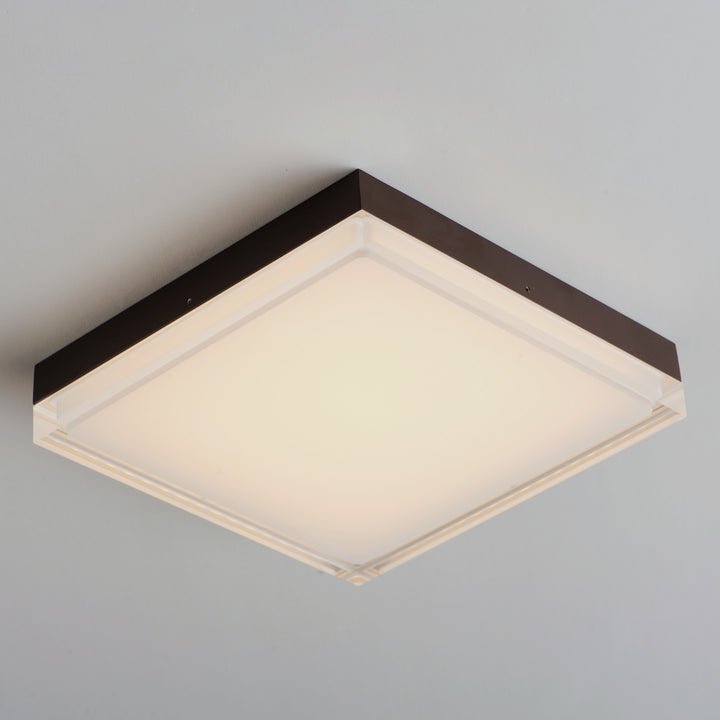 Maxim Lighting 57688CLFTBZ Illuminaire Ii Led Flush Mount Utility Light Bronze / Dark