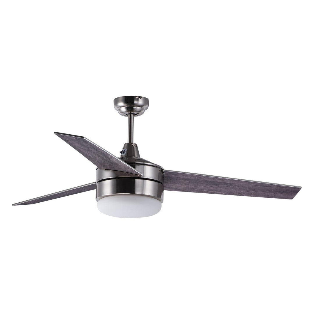 Maxim Trio 89909FTSNBK Ceiling Fan 52 - Satin Nickel / Black