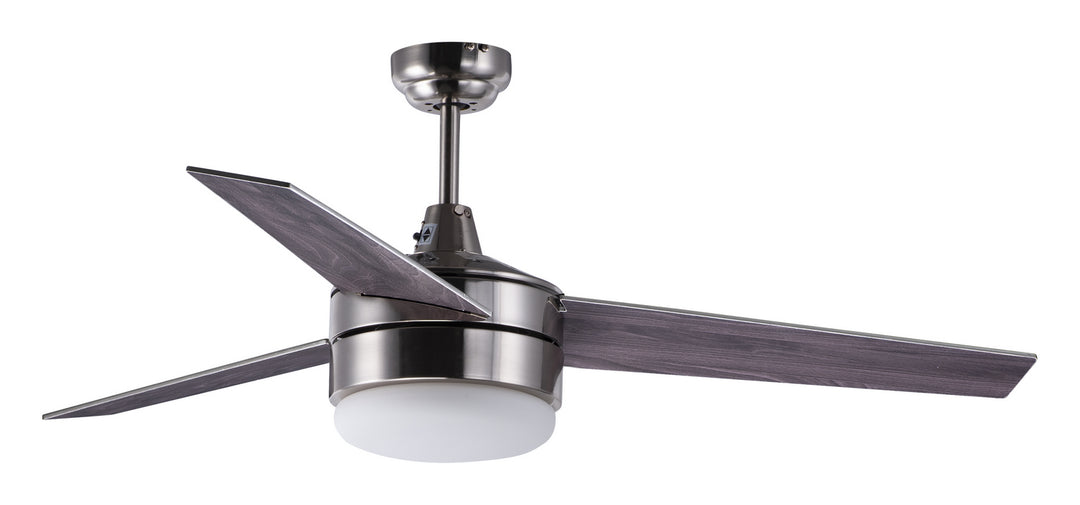 Maxim Trio 89909FTSNBK Ceiling Fan 52 - Satin Nickel / Black