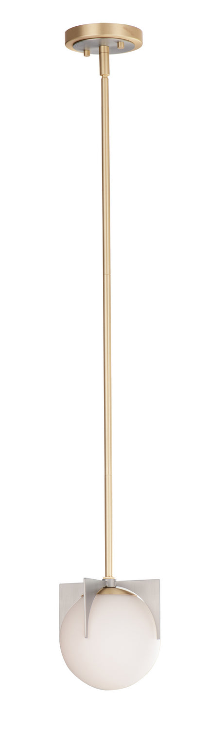 Maxim Finn 92470SWSBRBP Pendant Light - Satin Brass / Brushed Platinum
