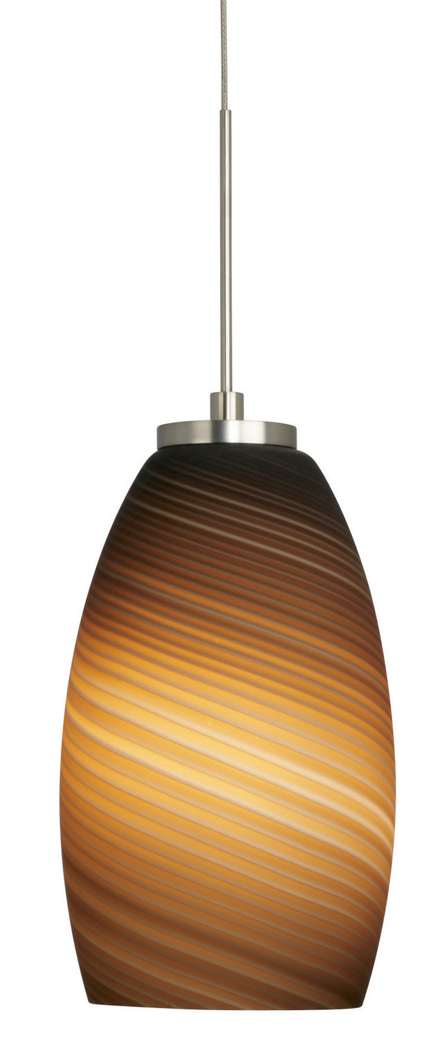 Stone Java PD185MOSNLA12M Pendant Light - Satin Nickel